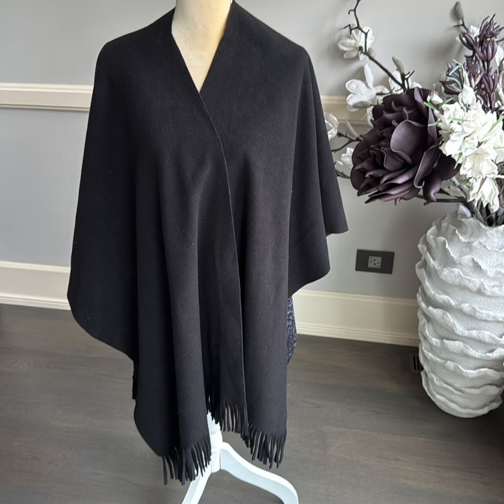 Rachel Roy Leopard Print/ Solid Black Double Side… - image 2